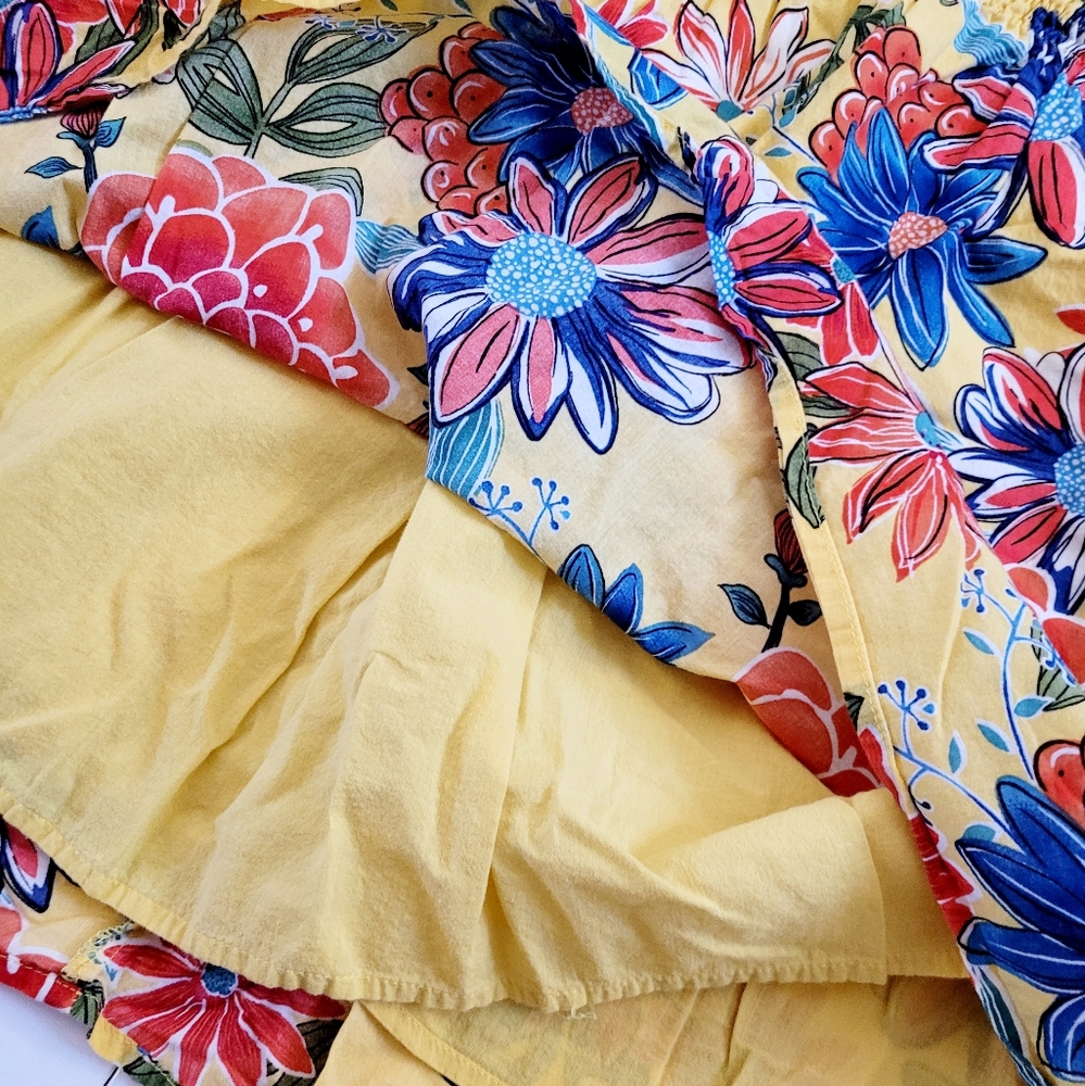 Floral Yellow Sundress - Picture 8 of 10
